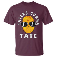 Funny Tater Tot T Shirt Taters Gonna Tate Tots Meme Potato Made Foodie Lover - Wonder Print Shop