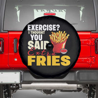 Funny French Fries Spare Tire Cover I Thought You Said Extra Fries Fast Food Fry Lover