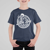 Funny Saying Skeleton T Shirt For Kid I'm Just A Little Ray Of Pitch Black Sarcastic