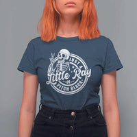 Funny Saying Skeleton T Shirt For Women I'm Just A Little Ray Of Pitch Black Sarcastic