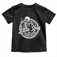Funny Saying Skeleton Toddler T Shirt I'm Just A Little Ray Of Pitch Black Sarcastic