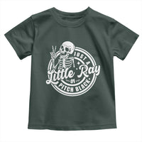 Funny Saying Skeleton Toddler T Shirt I'm Just A Little Ray Of Pitch Black Sarcastic