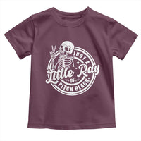 Funny Saying Skeleton Toddler T Shirt I'm Just A Little Ray Of Pitch Black Sarcastic