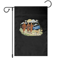 Walk for Peace Monks with Aloka the Dog Garden Flag Spiritual Pilgrimage Buddhist Inspired - Wonder Print Shop