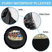 Walk for Peace Monks with Aloka the Dog Spare Tire Cover Spiritual Pilgrimage Buddhist Inspired - Wonder Print Shop