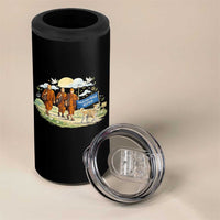 Walk for Peace Monks with Aloka the Dog 4 in 1 Can Cooler Tumbler Spiritual Pilgrimage Buddhist Inspired - Wonder Print Shop