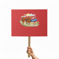 Walk for Peace Monks with Aloka the Dog Protest Sign Spiritual Pilgrimage Buddhist Inspired
