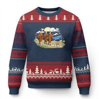 Walk for Peace Monks with Aloka the Dog Ugly Christmas Sweater Spiritual Pilgrimage Buddhist Inspired - Wonder Print Shop