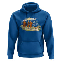 Walk for Peace Monks with Aloka the Dog Hoodie Spiritual Pilgrimage Buddhist Inspired - Wonder Print Shop