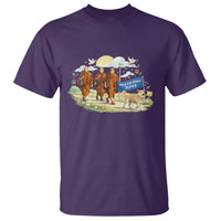 Walk for Peace Monks with Aloka the Dog T Shirt Spiritual Pilgrimage Buddhist Inspired - Wonder Print Shop