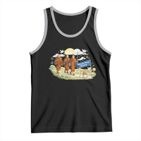 Walk for Peace Monks with Aloka the Dog Tank Top Spiritual Pilgrimage Buddhist Inspired - undefined