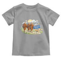 Walk for Peace Monks with Aloka the Dog Toddler T Shirt Spiritual Pilgrimage Buddhist Inspired - Wonder Print Shop