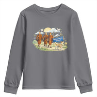 Walk for Peace Monks with Aloka the Dog Youth Sweatshirt Spiritual Pilgrimage Buddhist Inspired - Wonder Print Shop
