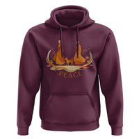 Peaceful Monks Walk with Aloka the Dog Hoodie Zen Art Buddhism Harmony - Wonder Print Shop