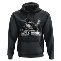 Stupid Canadian Wolf Birds Hoodie Funny Common Loon Viral Hockey Romance - Wonder Print Shop