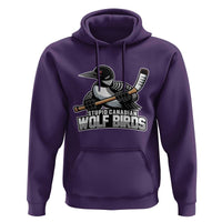 Stupid Canadian Wolf Birds Hoodie Funny Common Loon Viral Hockey Romance - Wonder Print Shop