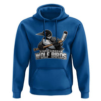 Stupid Canadian Wolf Birds Hoodie Funny Common Loon Viral Hockey Romance - Wonder Print Shop