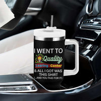 I Went to Quality Learing Center Meme Tumbler With Handle Funny Sarcastic Viral Education Fail - Wonder Print Shop
