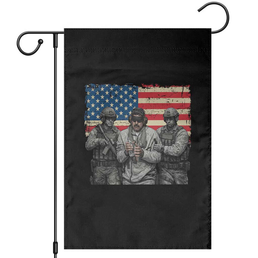 Captured Dictator Maduro Garden Flag Special Forces Justice Operation American Flag - Wonder Print Shop