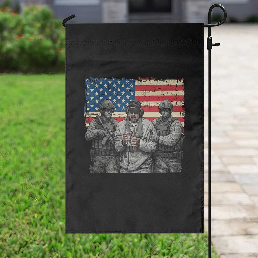 Captured Dictator Maduro Garden Flag Special Forces Justice Operation American Flag - Wonder Print Shop