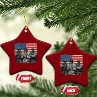 Captured Dictator Maduro Ceramic Ornament Special Forces Justice Operation American Flag - Wonder Print Shop