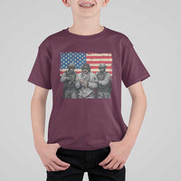 Captured Dictator Maduro T Shirt For Kid Special Forces Justice Operation American Flag - Wonder Print Shop