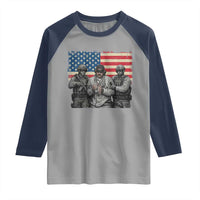 Captured Dictator Maduro Raglan Shirt Special Forces Justice Operation American Flag - Wonder Print Shop