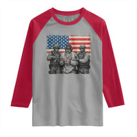 Captured Dictator Maduro Raglan Shirt Special Forces Justice Operation American Flag - Wonder Print Shop