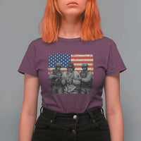 Captured Dictator Maduro T Shirt For Women Special Forces Justice Operation American Flag - Wonder Print Shop