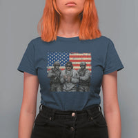 Captured Dictator Maduro T Shirt For Women Special Forces Justice Operation American Flag - Wonder Print Shop