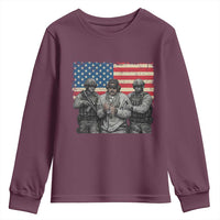 Captured Dictator Maduro Youth Sweatshirt Special Forces Justice Operation American Flag - Wonder Print Shop