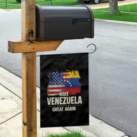 Make Venezuela Great Again Garden Flag Distressed US  and Venezuela Flag Unity - Wonder Print Shop