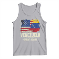 Make Venezuela Great Again Tank Top Distressed US  and Venezuela Flag Unity - Wonder Print Shop