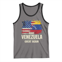 Make Venezuela Great Again Tank Top Distressed US  and Venezuela Flag Unity - Wonder Print Shop