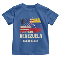 Make Venezuela Great Again Toddler T Shirt Distressed US  and Venezuela Flag Unity - Wonder Print Shop