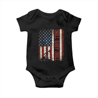 Drill Baby Drill American Flag Baby Onesie Oil Rig Oildfield Energy Industry Patriot - Wonder Print Shop