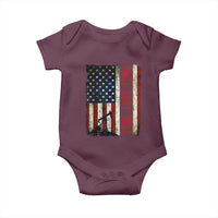 Drill Baby Drill American Flag Baby Onesie Oil Rig Oildfield Energy Industry Patriot - Wonder Print Shop