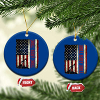 Drill Baby Drill American Flag Ceramic Ornament Oil Rig Oildfield Energy Industry Patriot - Wonder Print Shop