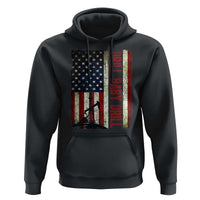 Drill Baby Drill American Flag Hoodie Oil Rig Oildfield Energy Industry Patriot - Wonder Print Shop