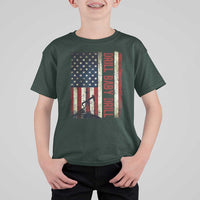 Drill Baby Drill American Flag T Shirt For Kid Oil Rig Oildfield Energy Industry Patriot - Wonder Print Shop