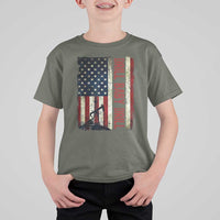 Drill Baby Drill American Flag T Shirt For Kid Oil Rig Oildfield Energy Industry Patriot - Wonder Print Shop