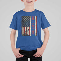 Drill Baby Drill American Flag T Shirt For Kid Oil Rig Oildfield Energy Industry Patriot - Wonder Print Shop