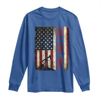 Drill Baby Drill American Flag Long Sleeve Shirt Oil Rig Oildfield Energy Industry Patriot - Wonder Print Shop