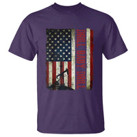 Drill Baby Drill American Flag T Shirt Oil Rig Oildfield Energy Industry Patriot - Wonder Print Shop