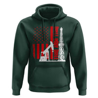 Drill Baby Drill American Flag Hoodie Distressed Oil Rig Oildfield Energy Industry - Wonder Print Shop