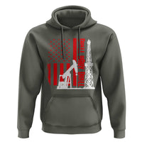 Drill Baby Drill American Flag Hoodie Distressed Oil Rig Oildfield Energy Industry - Wonder Print Shop