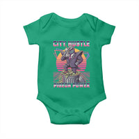 Retro City Hustle Pigeon Power Baby Onesie Funny 80s Style Money Bird Gangsta - Wonder Print Shop