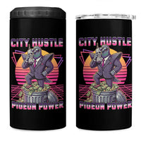 Retro City Hustle Pigeon Power 4 in 1 Can Cooler Tumbler Funny 80s Style Money Bird Gangsta - Wonder Print Shop