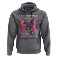 Retro City Hustle Pigeon Power Hoodie Funny 80s Style Money Bird Gangsta - Wonder Print Shop