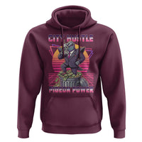 Retro City Hustle Pigeon Power Hoodie Funny 80s Style Money Bird Gangsta - Wonder Print Shop